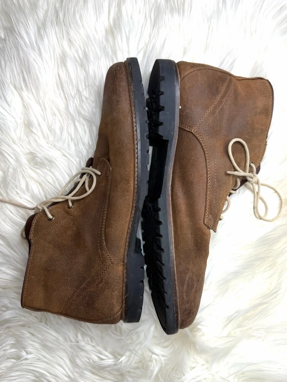 Vince Camuto Brown Suede Chukka Boots